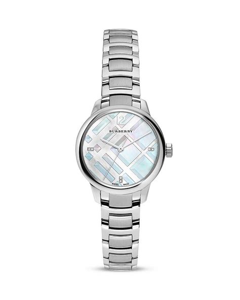 Burberry Diamond Dial Watch, 32mm Jewelry & Accessories